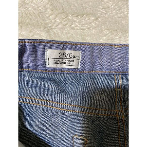Gap 1969 Womens Straight Blue Denim Jeans Size 6 (31x28 Msrd) - Picture 11 of 12